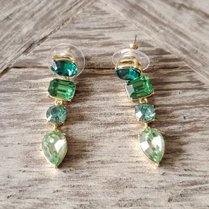 Beautiful Green Stone Earrings